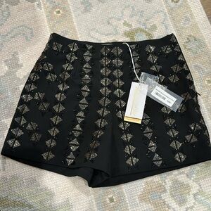 Black beaded shorts!